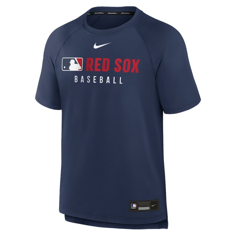 Boston Red Sox Authentic Collection Pregame Raglan Dri-FIT T-Shirt Navy