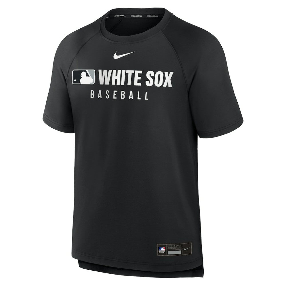 Chicago White Sox Authentic Collection Pregame Raglan Dri-FIT T-Shirt Black
