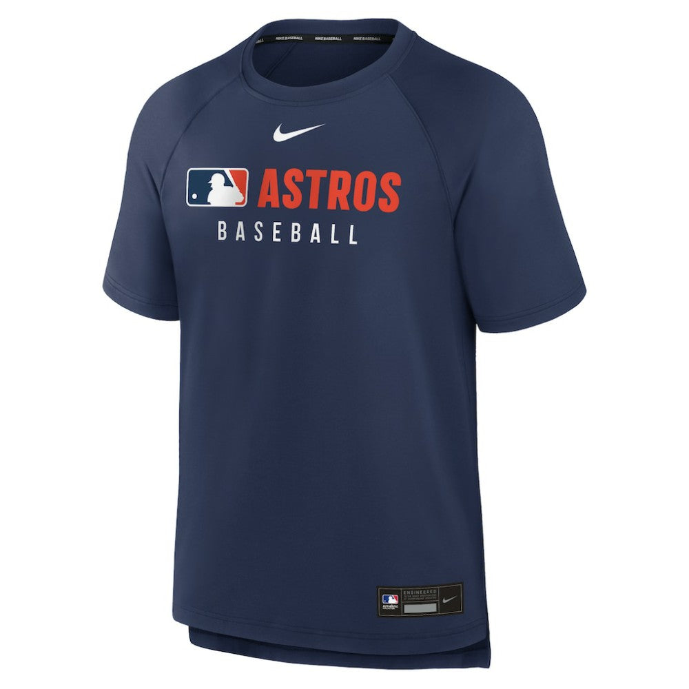 Houston Astros Authentic Collection Pregame Raglan Dri-FIT T-Shirt Navy