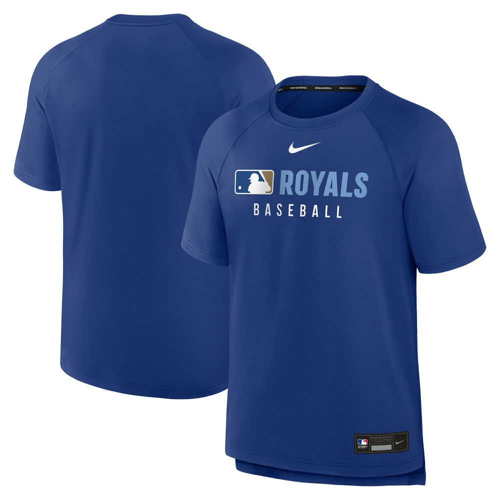 Kansas City Royals Authentic Collection Pregame Raglan Dri-FIT T-Shirt Royal