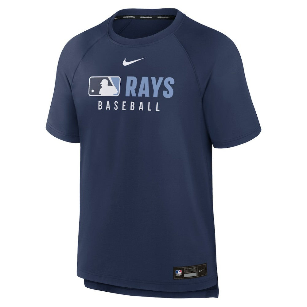 Tampa Bay Rays Authentic Collection Pregame Raglan Dri-FIT T-Shirt Navy