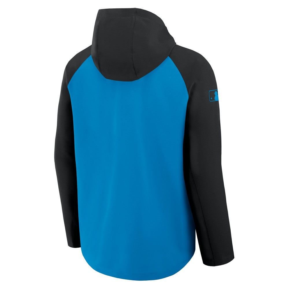 Miami Marlins Authentic Collection Raglan Performance Full-Zip Jacket Blue/Black