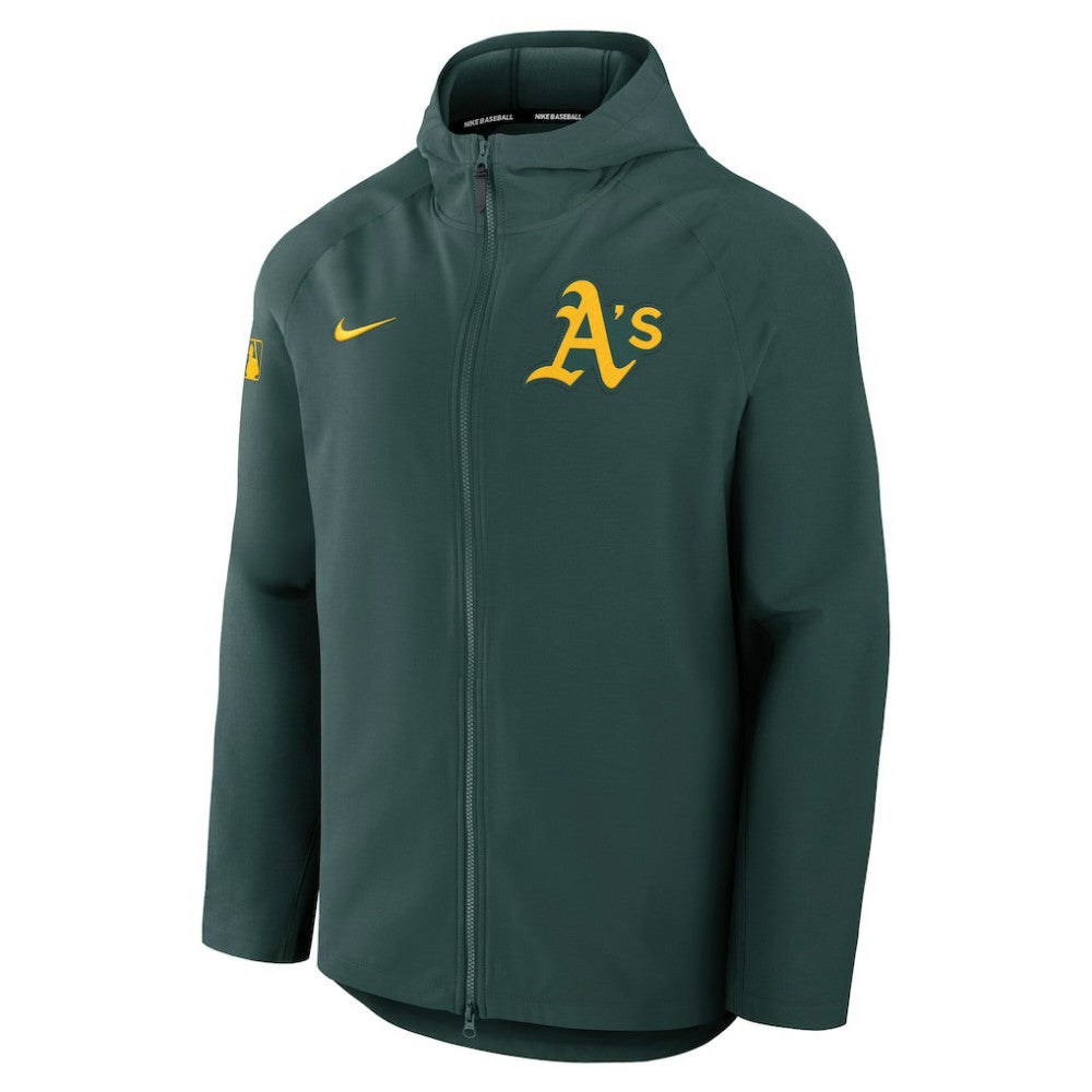 Athletics Authentic Collection Raglan Performance Full-Zip Jacket Green