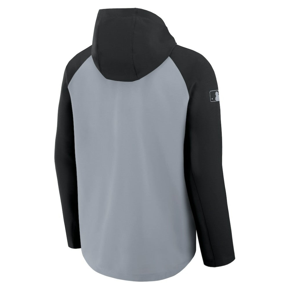 Chicago White Sox Authentic Collection Raglan Performance Full-Zip Jacket Gray/Black