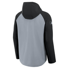 Chicago White Sox Authentic Collection Raglan Performance Full-Zip Jacket Gray/Black