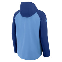 Kansas City Royals Authentic Collection Raglan Performance Full-Zip Jacket Light Blue/Royal