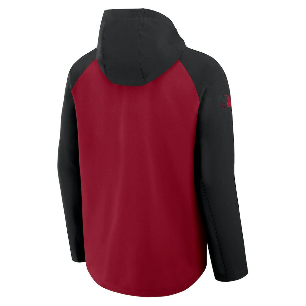 Arizona Diamondbacks Authentic Collection Raglan Performance Full-Zip Jacket Red/Black
