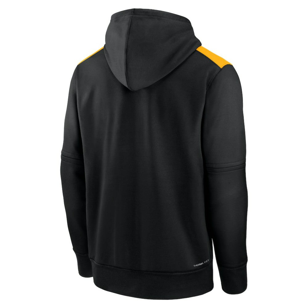 Pittsburgh Pirates Authentic Collection Performance Pullover Hoodie Black
