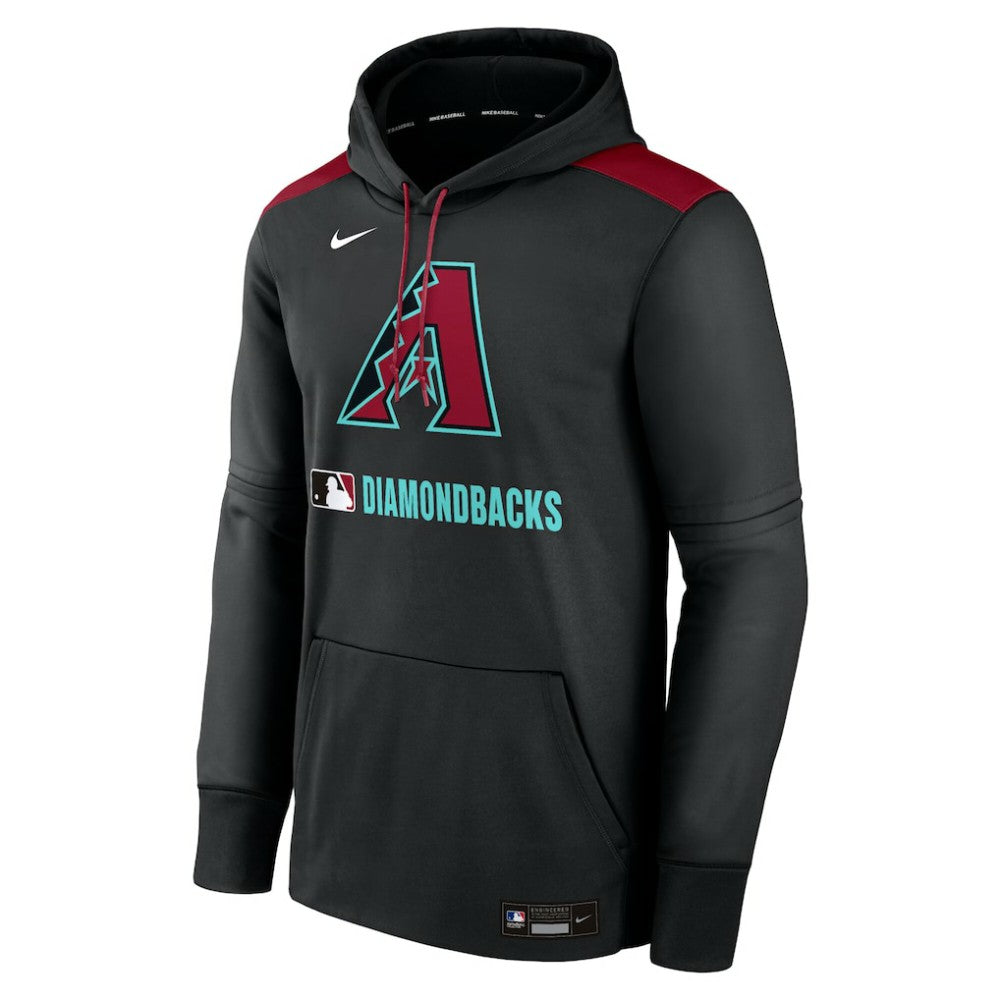 Arizona Diamondbacks Authentic Collection Performance Pullover Hoodie Black