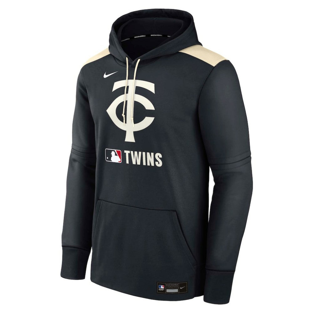 Minnesota Twins Authentic Collection Performance Pullover Hoodie Navy