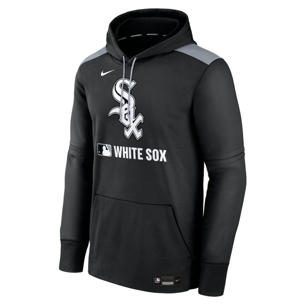 Chicago White Sox Authentic Collection Performance Pullover Hoodie Black
