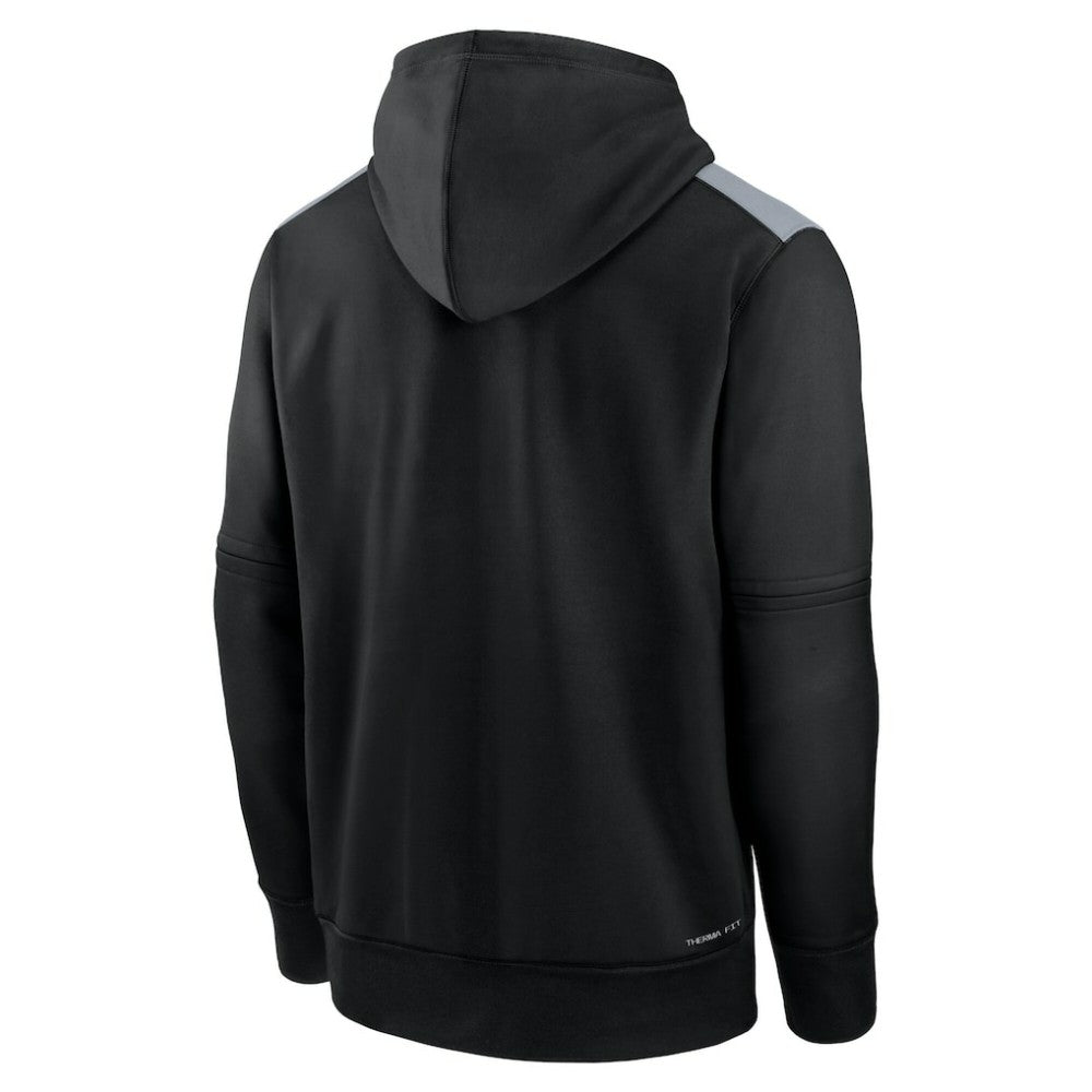 Chicago White Sox Authentic Collection Performance Pullover Hoodie Black