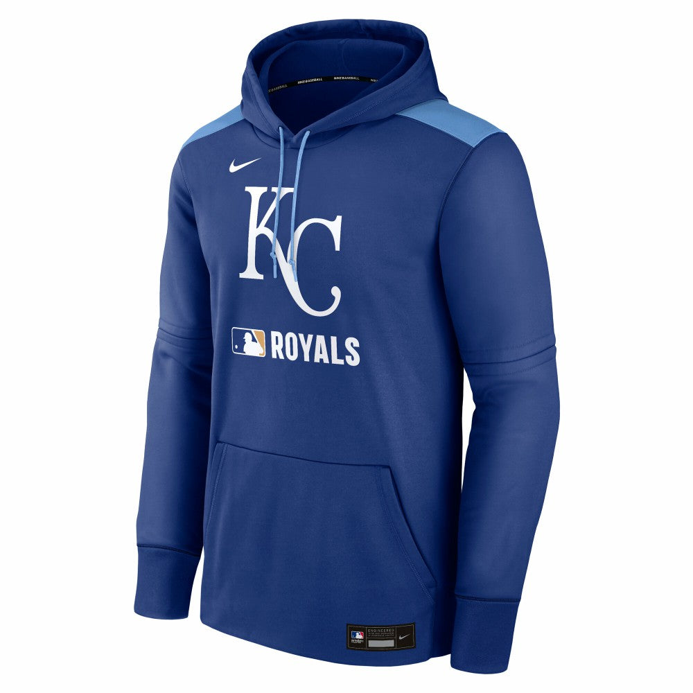 Kansas City Royals Authentic Collection Performance Pullover Hoodie Royal