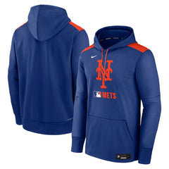 New York Mets Authentic Collection Performance Pullover Hoodie Royal