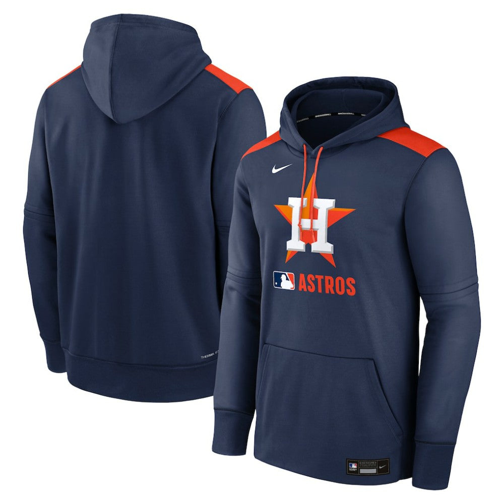 Houston Astros Authentic Collection Performance Pullover Hoodie Navy