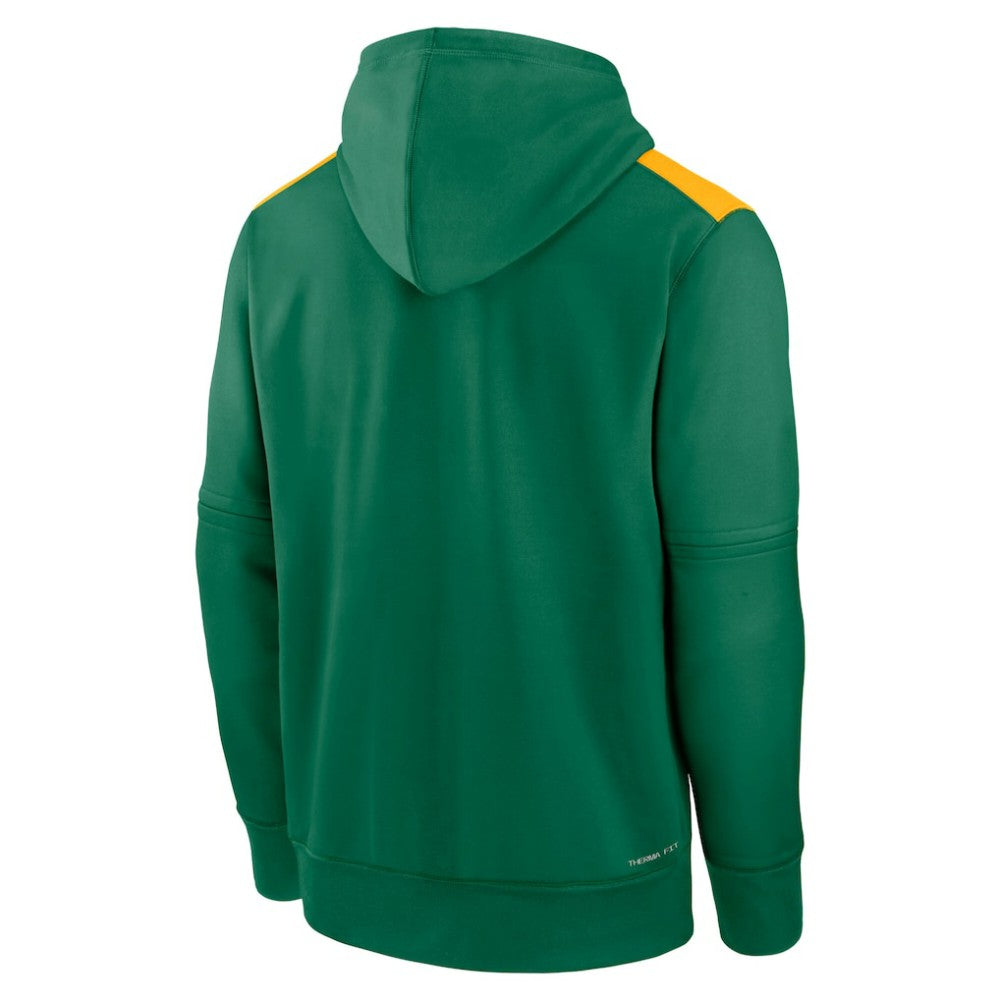 Athletics Authentic Collection Performance Pullover Hoodie Kelly Green