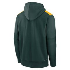 Athletics Authentic Collection Performance Pullover Hoodie Green