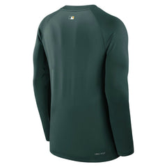 Athletics Authentic Collection Game Time Raglan Dri-FIT Long Sleeve T-Shirt Green