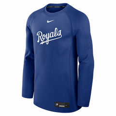 Kansas City Royals Authentic Collection Game Time Raglan Dri-FIT Long Sleeve T-Shirt Royal