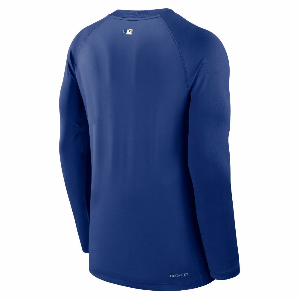 Kansas City Royals Authentic Collection Game Time Raglan Dri-FIT Long Sleeve T-Shirt Royal