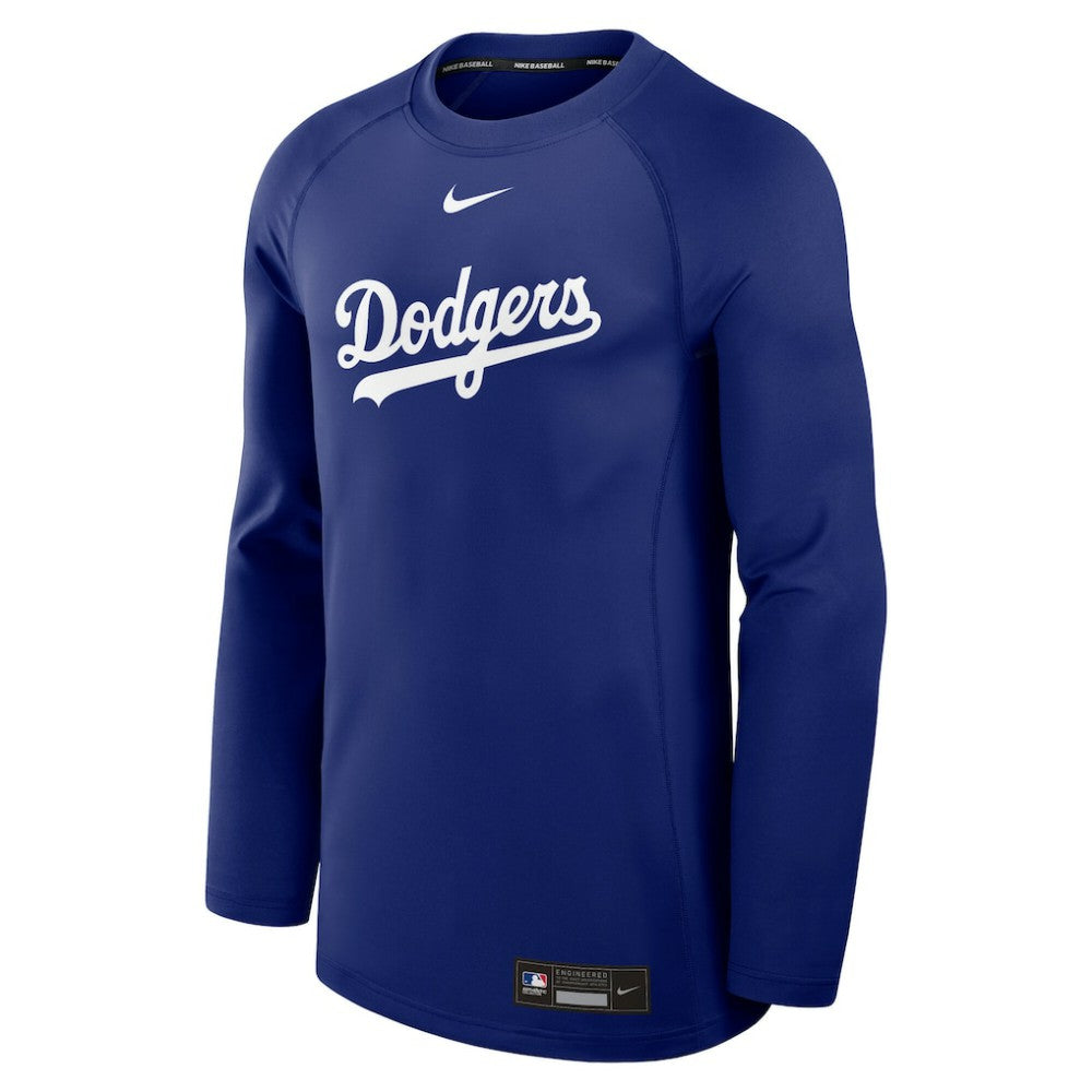 Los Angeles Dodgers Authentic Collection Game Time Raglan Dri-FIT Long Sleeve T-Shirt Royal