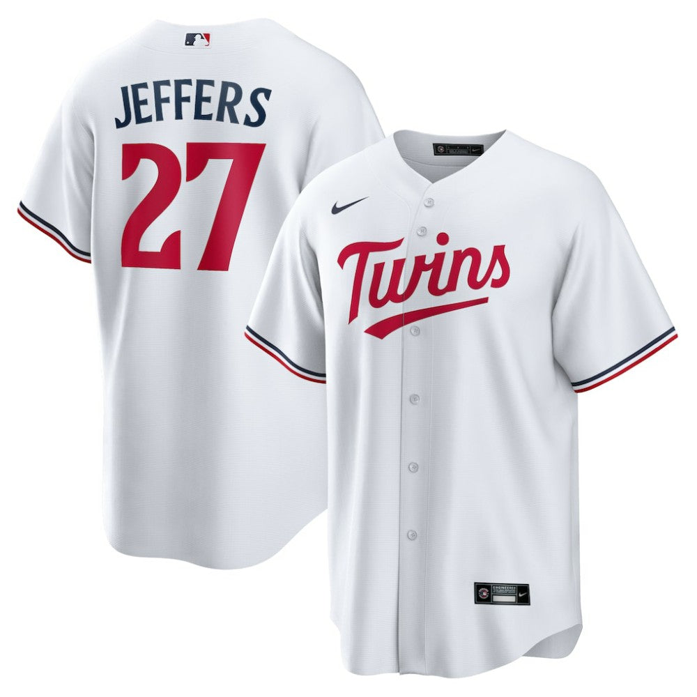 Ryan Jeffers Minnesota Twins Home Replica Player Jersey White