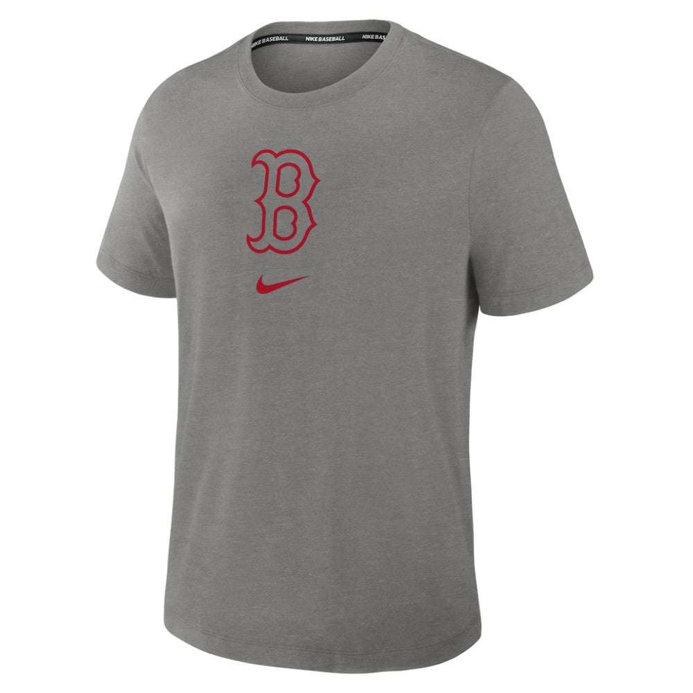 Boston Red Sox Authentic Collection Early Work Tri-Blend Dri-FIT T-Shirt Heather Charcoal