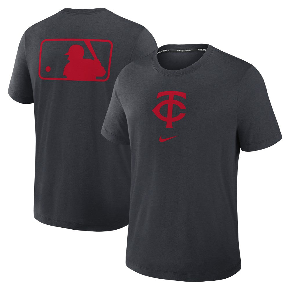 Minnesota Twins Authentic Collection Early Work Tri-Blend Dri-FIT T-Shirt Black