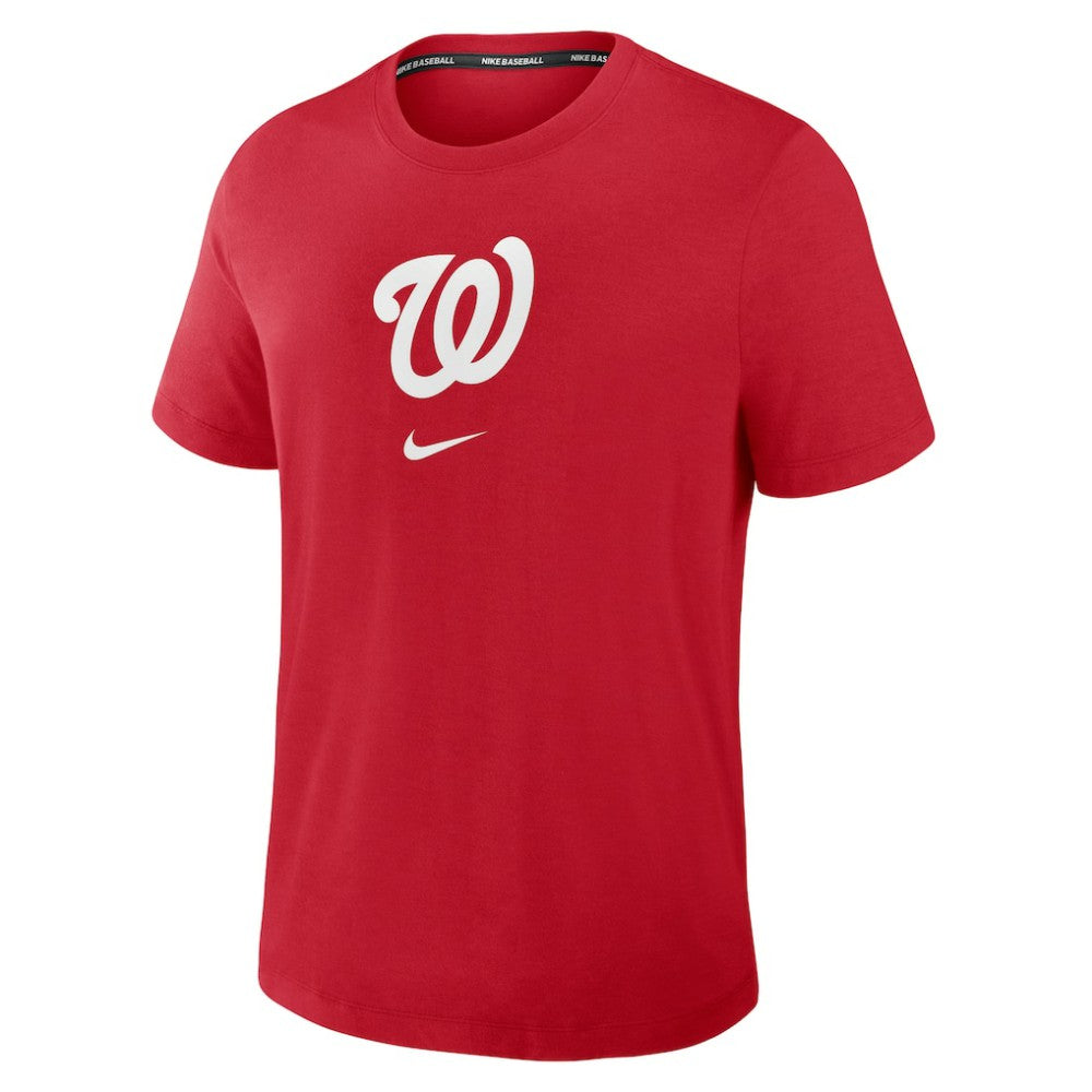 Washington Nationals Authentic Collection Early Work Tri-Blend Dri-FIT T-Shirt Red