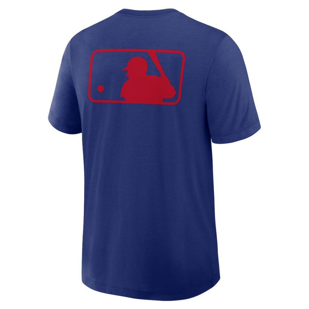 Texas Rangers Authentic Collection Early Work Tri-Blend Dri-FIT T-Shirt Royal
