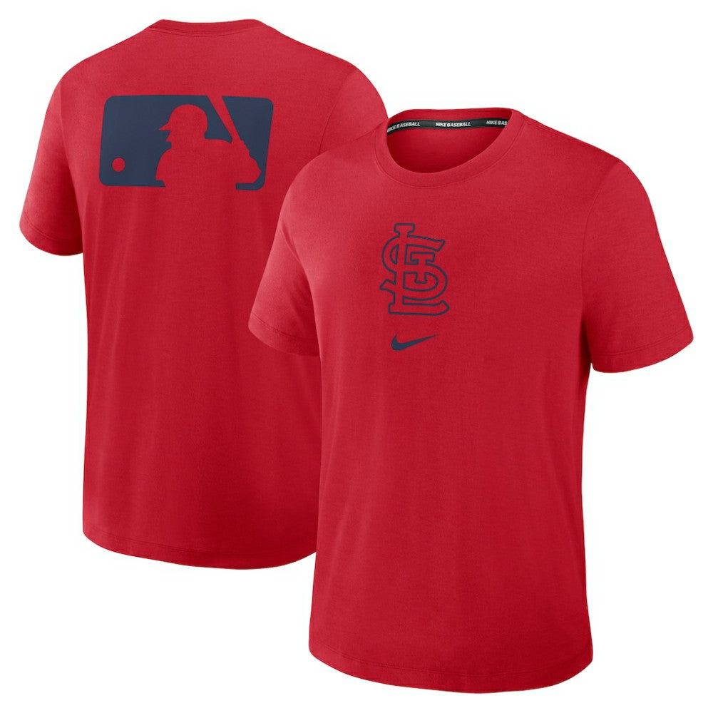 St. Louis Cardinals Authentic Collection Early Work Tri-Blend Dri-FIT T-Shirt Red
