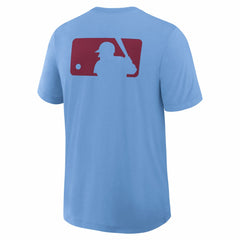 Philadelphia Phillies Authentic Collection Early Work Tri-Blend Dri-FIT T-Shirt Light Blue
