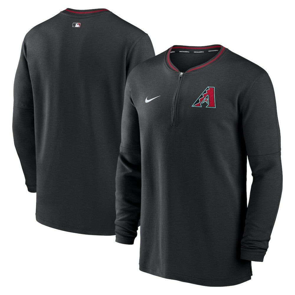 Arizona Diamondbacks Authentic Collection Performance Half-Zip Top Black