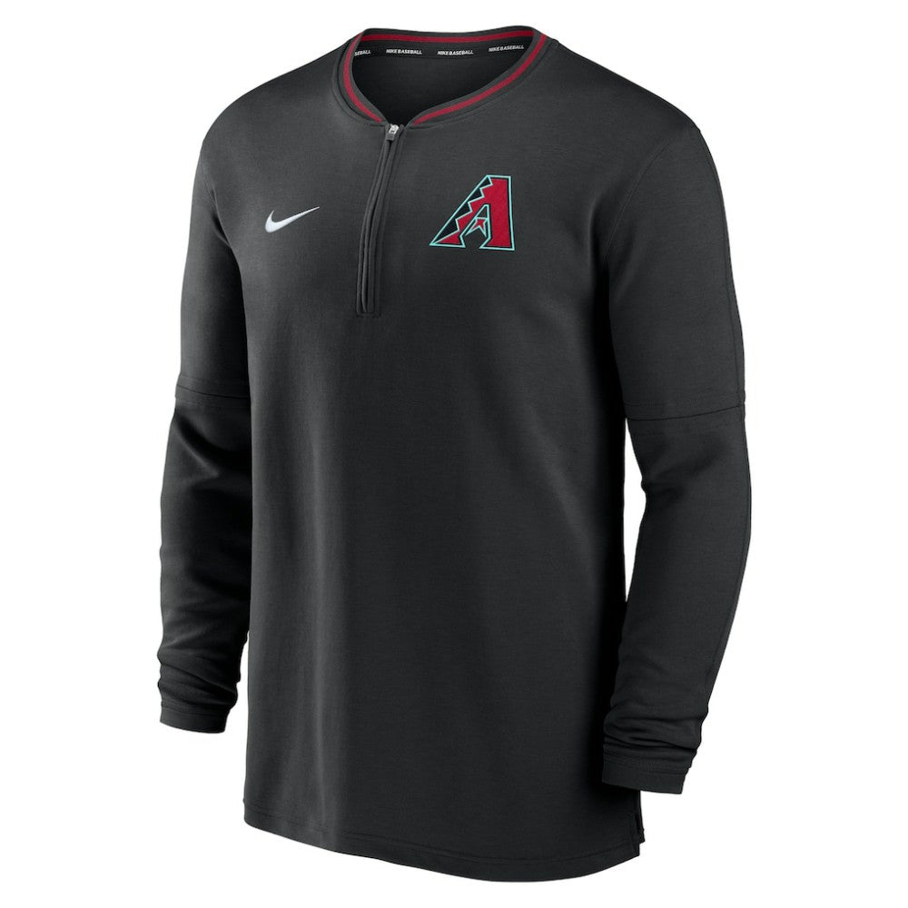 Arizona Diamondbacks Authentic Collection Performance Half-Zip Top Black