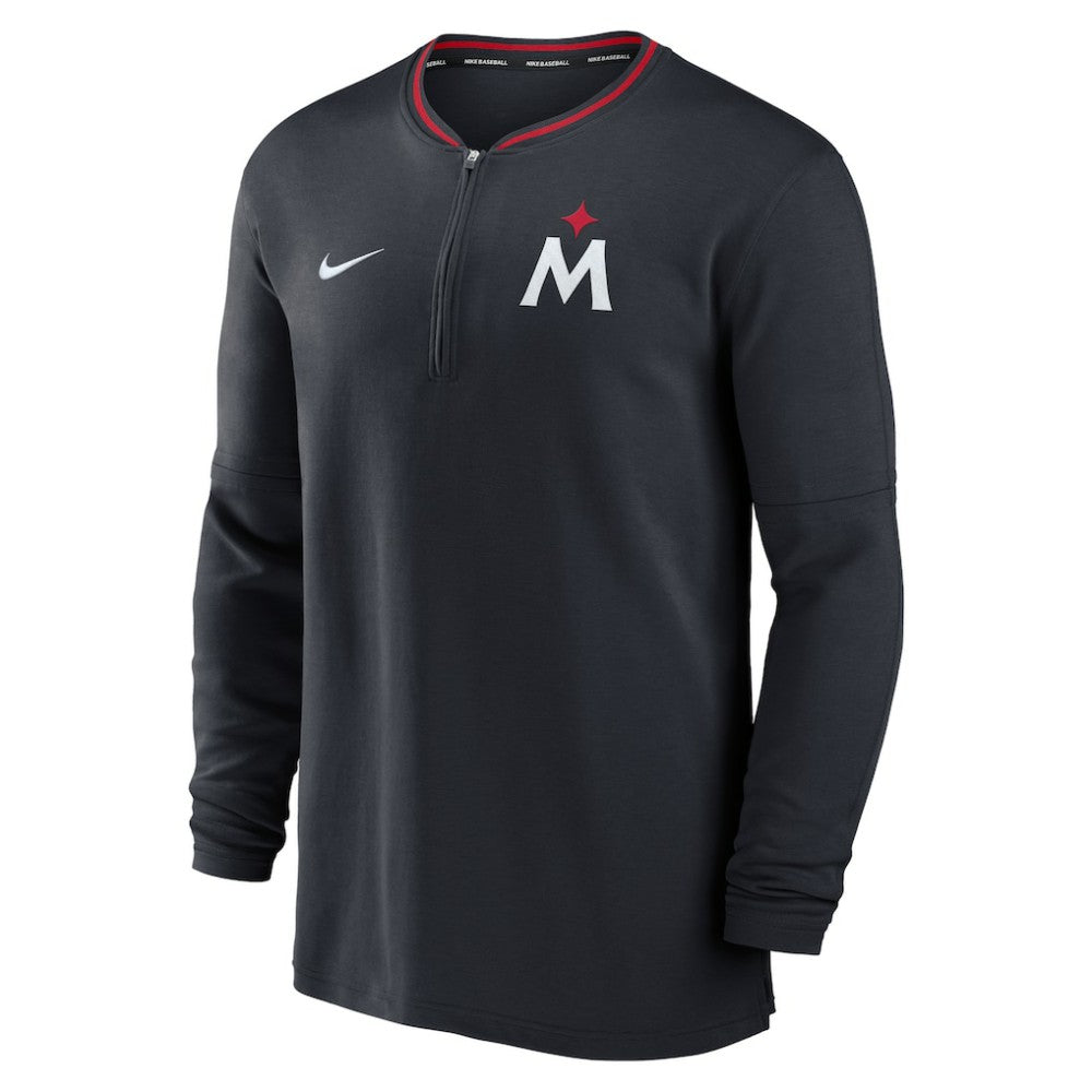 Minnesota Twins Authentic Collection Performance Half-Zip Top Navy