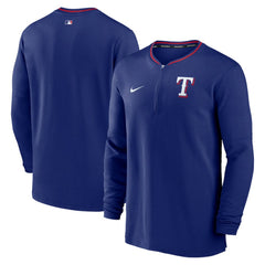 Texas Rangers Authentic Collection Performance Half-Zip Pullover Royal