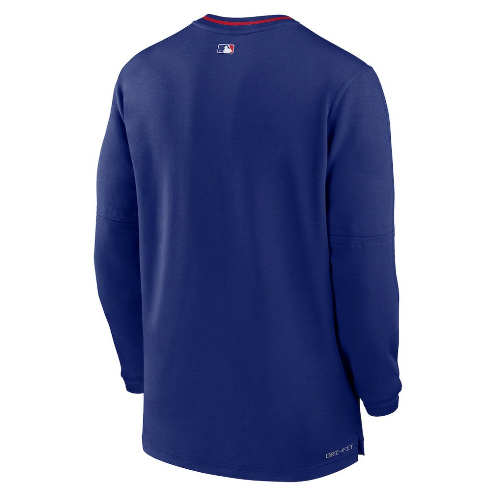Texas Rangers Authentic Collection Performance Half-Zip Pullover Royal