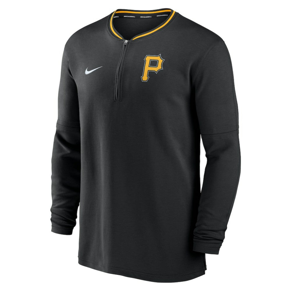 Pittsburgh Pirates Authentic Collection Performance Half-Zip Top Black