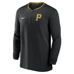 Pittsburgh Pirates Authentic Collection Performance Half-Zip Top Black