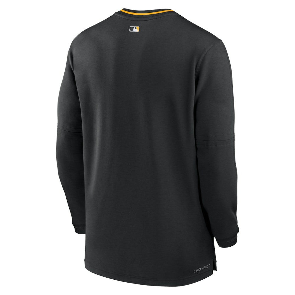 Pittsburgh Pirates Authentic Collection Performance Half-Zip Top Black