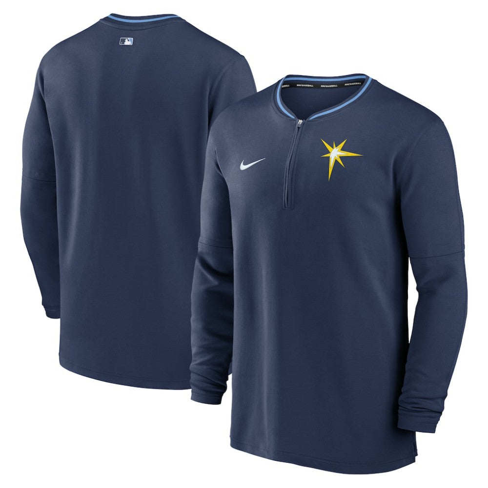 Tampa Bay Rays Authentic Collection Performance Half-Zip Top Navy