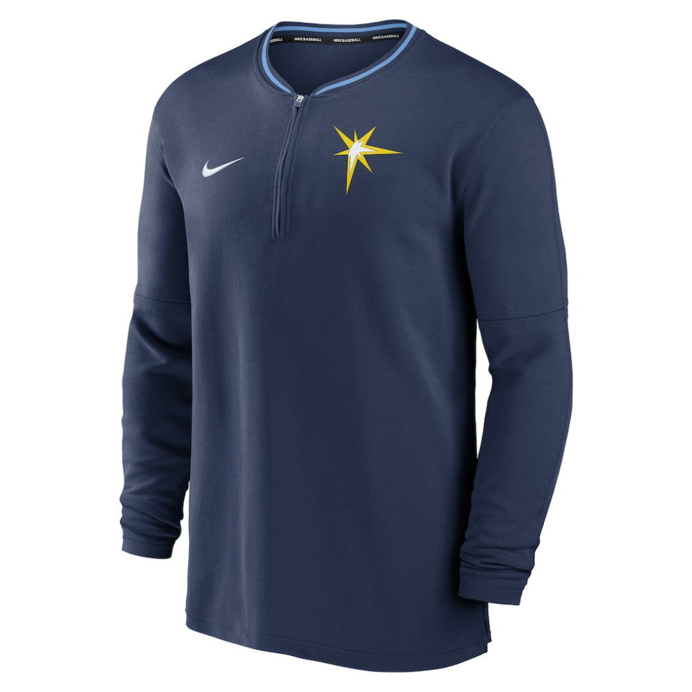 Tampa Bay Rays Authentic Collection Performance Half-Zip Top Navy