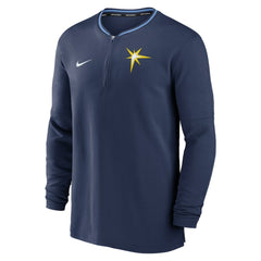 Tampa Bay Rays Authentic Collection Performance Half-Zip Top Navy