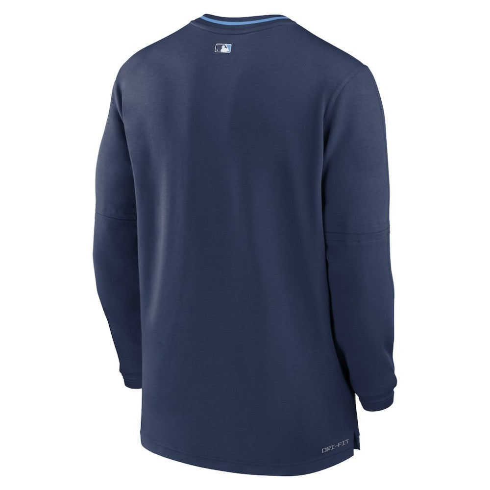 Tampa Bay Rays Authentic Collection Performance Half-Zip Top Navy