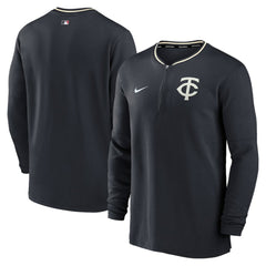 Minnesota Twins Authentic Collection Dri-FIT Half-Zip Top Navy