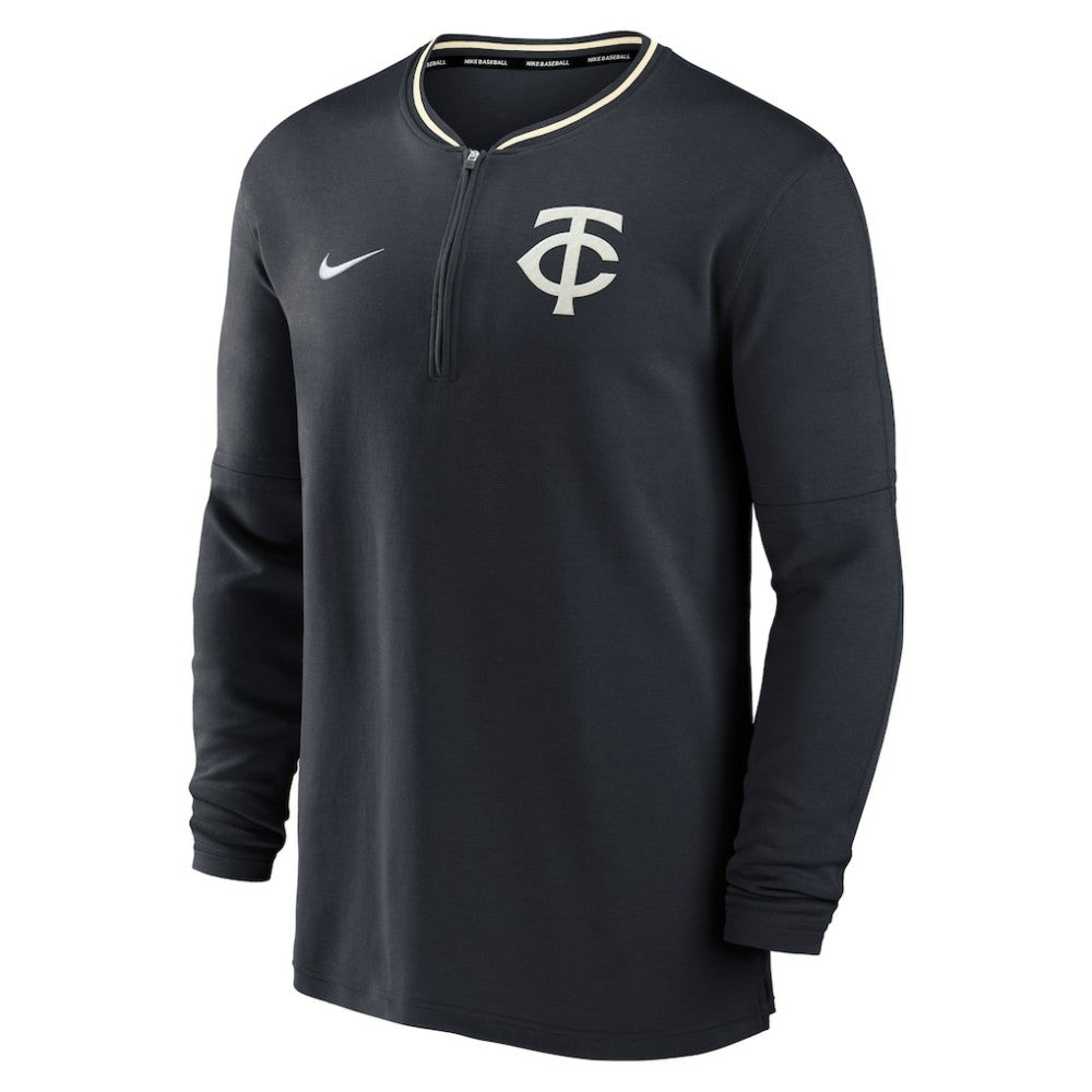 Minnesota Twins Authentic Collection Dri-FIT Half-Zip Top Navy