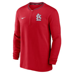 St. Louis Cardinals Authentic Collection Performance Half-Zip Top Red