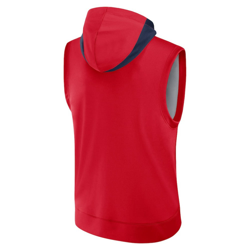 St. Louis Cardinals Authentic Collection Dri-FIT Sleeveless Hoodie Red