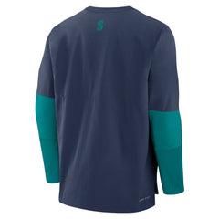 Seattle Mariners Authentic Collection Player Dri-FIT Lightweight Pullover  Navy/Teal