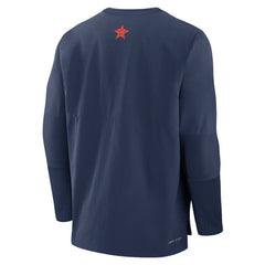Houston Astros Authentic Collection Player Dri-FIT Lightweight Pullover  Navy/Orange